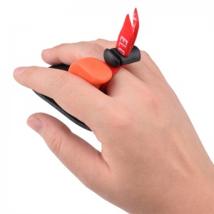 Elong Outdoor 42FT06 S størrelse RH Bueskydning Fingerfane til Recurve Bow Target Shooting Target and Practice