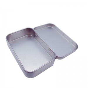 Nail Clippers Lille firkantet boks Integreret Tinplate Box 95 * 60 * 22mm