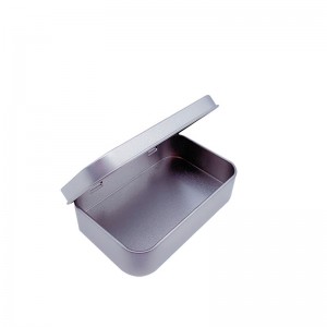 Nail Clippers Lille firkantet boks Integreret Tinplate Box 95 * 60 * 22mm