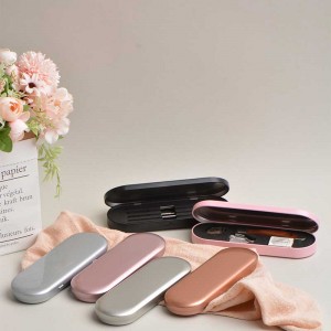 Gift metal håndværk boks tin boks med hængsel 175 * 60 * 18mm