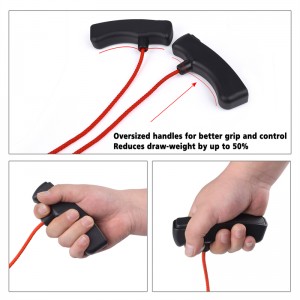 Nika Bueskydning 454008 Crossbow Rope Cocking Device Nylon Crossbow Rov Cocker Aid Cocking String Tool