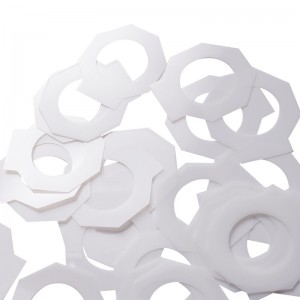 White Pet Mylar Sheet 0.125mm Flammehæmmende Isoleringsark Motor Elektrisk udstyr, der danner Mylar-ark