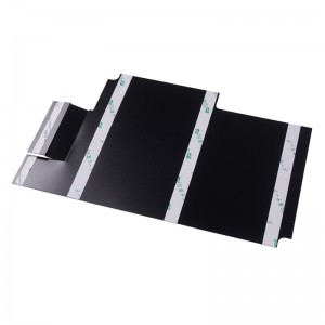 Flammehæmmende og slidbestandig PC-isolerende ark Sort 0,43 mm Isoleringspakning Auto dele Easy-Folding Isolerende Mylar Sheet