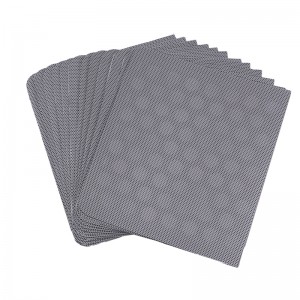 Sort specialformet højttaler mesh støvtæt og lydisoleret højttaler mesh højttaler mesh til lyd apparater