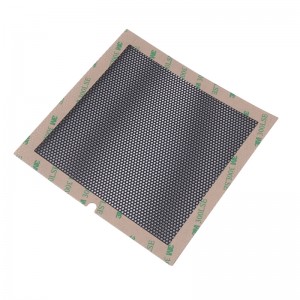 Forsyningsflammehæmmende elektrostatisk PVC Støvsikkert Mesh Elektrisk udstyr Støvfast Mesh slagfast 0,1 mm højttalernet