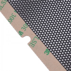 Forsyningsflammehæmmende elektrostatisk PVC Støvsikkert Mesh Elektrisk udstyr Støvfast Mesh slagfast 0,1 mm højttalernet