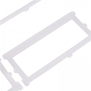 Bopu leverer vandtæt silikone pad, gennemsigtig omskifter strømforsyning silikone pakning, forsegling lydisolering silikone pad