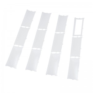 Bopu leverer vandtæt silikone pad, gennemsigtig omskifter strømforsyning silikone pakning, forsegling lydisolering silikone pad