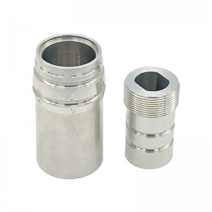OEM Machined Manufacturing Rustfrit Stål Bøsning Dele