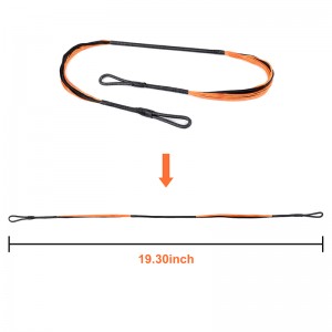 Elong Outdoor 280046-01 19.3inch 20 Strenge Crossbow String Orange til COBRA System Adder/R9