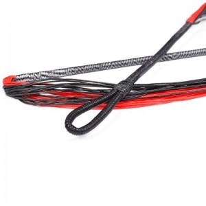 Elong Outdoor 280110-01 26.6inch 28 Strands Crossbow String Red Black Egnet til over 150 kg Recurve Astbue