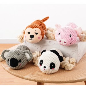 Plys reb hund legetøj