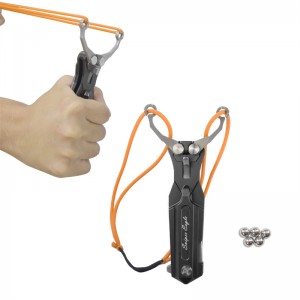 Elong Outdoor 360001 Multifunktions Aluminium Slingshot Folding Arm Kniv til Udendørs Overlevelse og Jagt
