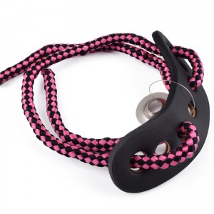 Elong Outdoor 470019 Wrist Sling Pink Farve Læder Metal Gromet Bueskydning Forbindelse Bow Optagelse ved hjælp af