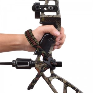 Elong Outdoor 470020 håndled slynge mørkegrøn farve læder metal gromet til bueskydning sammensatte bue skydning