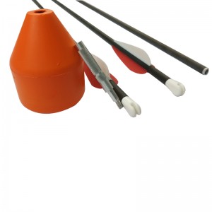 Elong Outdoor 157943 Foam Arrow Head CS Game Lim-in Archery Sponge Arrowhead Foam Tips til Bueskydning Skydespraksis