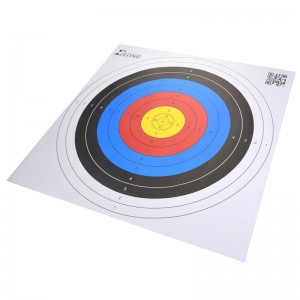 Elong Outdoor 41TF01 60 * 60cm Target Face Paper til bueskydning Practice Target Shooting