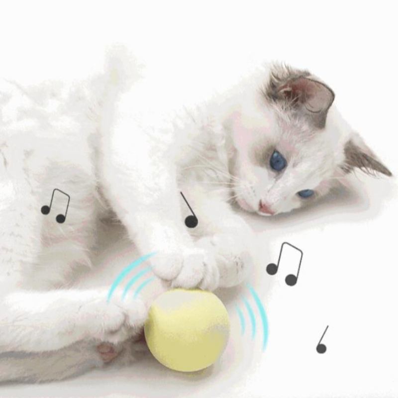 Amazon \\ 'snye kæledyr gravitational call ball kat selv-hej anti-boring forsyninger tease kat stick mynte bold lyd legetøj