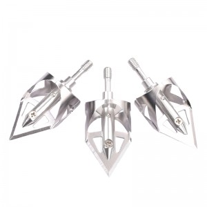 Nika Bueskydning 15B025 100 Korn Broadheads til Bueskydning Arrow Point Crossbow Bolt Jagt