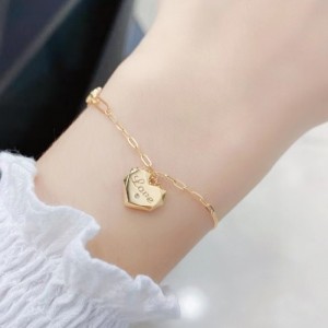 Tuochen Smykker Producent Fashion Design 18k/14k/10/9k/Sølv 925 Gold Heart Style Armbånd til kvinder