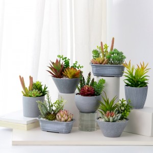 Hot Sale Kunstig Succulent i Melamin Pot til salg
