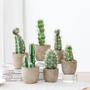 Hot Selling Artificial Succulent Plant i Paper Pulp Pot