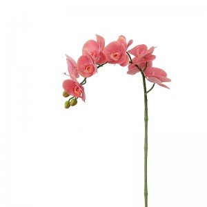 Højkvalitets ægte berørt enkelt gren kunstig orkidé til salg