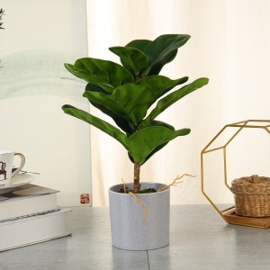 Hele salgs ægte berørt kunstig plante i potten