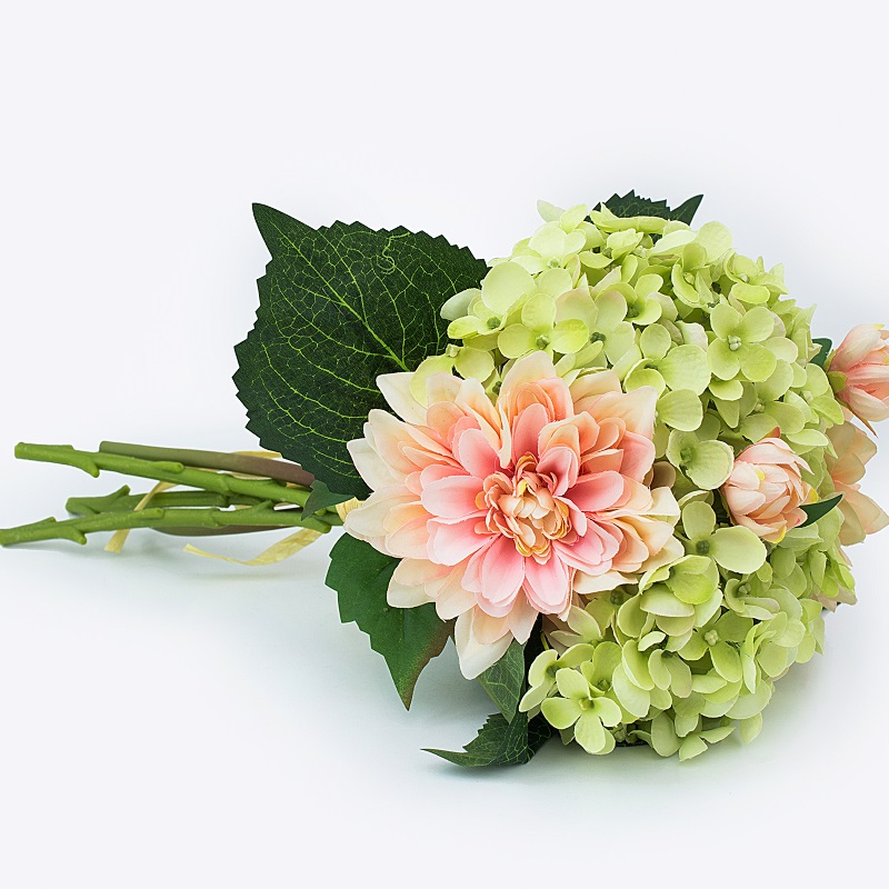 hot sale smukke romantisk bryllup bord dekoration brude buket kunstig silke blomst