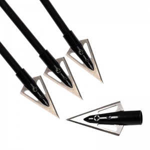 Nika Bueskydning 15B004 3 Blade 125 Korn Broadheads til bueskydning Crossbow Boltpile Skrue Tips Jagt