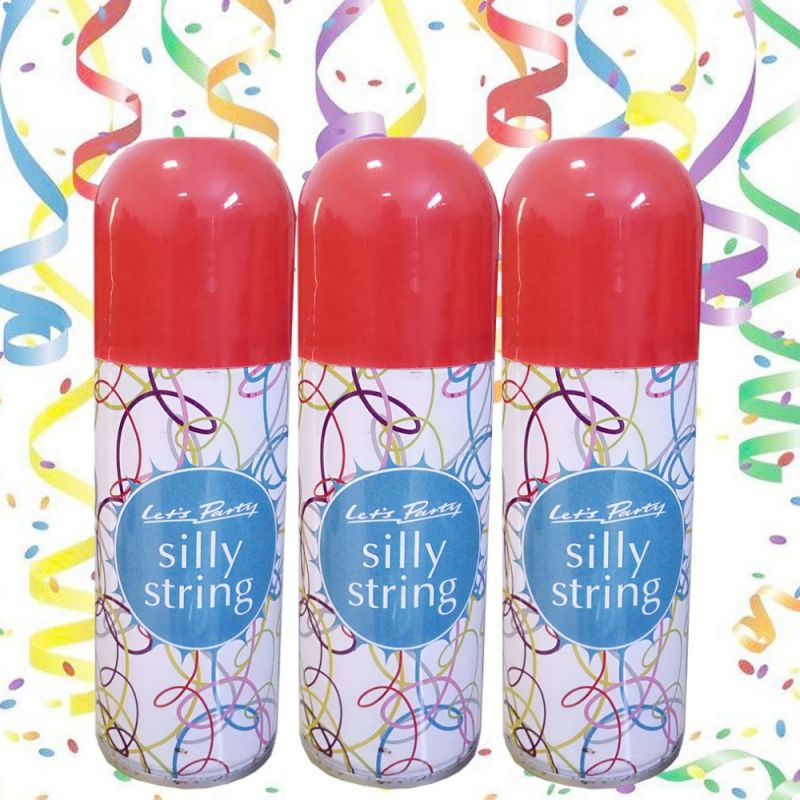 OEM Colorful Siilly String Crazy Ribbon til fødselsdag og julefest