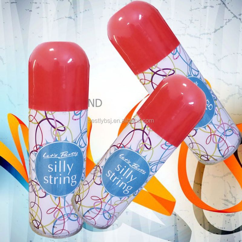 OEM Colorful Siilly String Crazy Ribbon til fødselsdag og julefest
