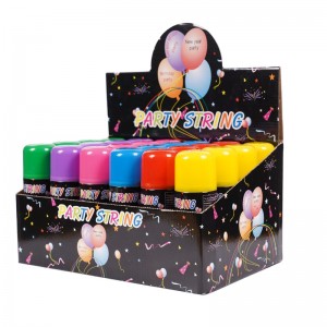 Biologisknedbrydelig Farverig Spray Silly String til Bryllupsfest Festival Celebration