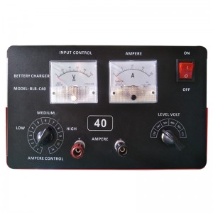 Batterioplader, 12V/24V/36V/48V/60V/72V spænding og strøm manuelt justeret, bil oplader og vedligeholder til bil, golfvogn, græsplæneklipper, marine, båd, snescooter, ATV, RV, SLA AGM GEL CE