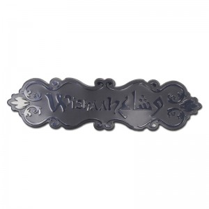 Metal guld anodiseret tilpasset aluminium parfume klistermærke