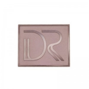 Custom Gold Graved 3D Aluminum Prægede Metal Logo Plate til håndtaske