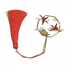 Brugerdefineretnavn Logo Gold Brass Bookmark Graved Metal Bookmarks