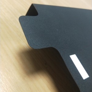 Easy Fold PC Batteri Isoleringsark Sort Silk Skærm Udskrivningsisolering Pakning Dongguan Højtemperatur Mylar ark