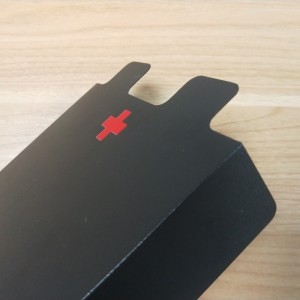 Easy Fold PC Batteri Isoleringsark Sort Silk Skærm Udskrivningsisolering Pakning Dongguan Højtemperatur Mylar ark