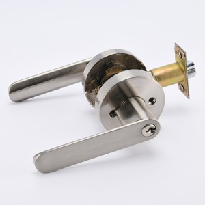 R7831 Heavy Duty Satin Nickel Entry Door Lever,nøglet dørhåndtag til udvendigt og interiør