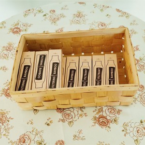 Simple produkter solgt træ chip emballage kurv