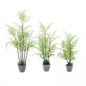 Hot Sale Realistisk Chlorophytum Comosum Tree Artificial Plant Artificial Tree Potted Fern
