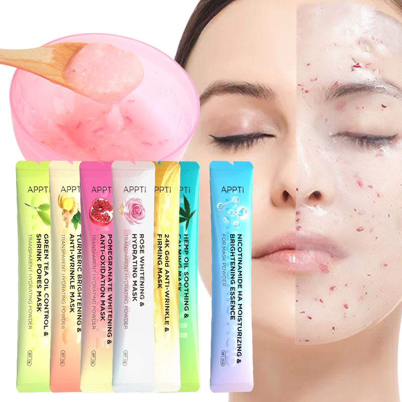 Spa Face Anti Aging Rose Hydro Jelly Powder Mask Rose Jelly Mask Engros For Kvinde