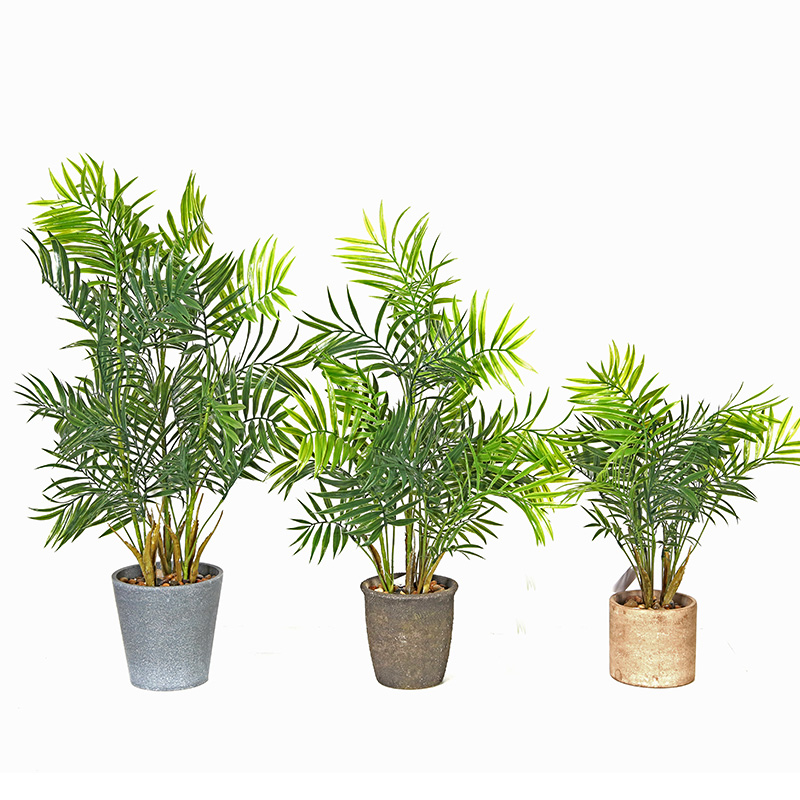 Plastik kunstige planter dekorative til stue med høj kvalitet og flot udseende og ægte rørt stemning.