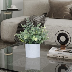 Factory leverer direktenyudformede kunstige potteplanter kunstige grønne dekorative med flot udseende og ægte rørt stemning