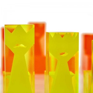 Hot Sælg Kids og Voksne Acryl Chess Set