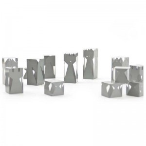 Klassiske legetøj stærkt krystal akryl skak sæt