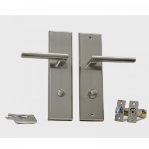 6201 lang pladedørlås rørformet håndtag, moderne zinklegering af høj kvalitet til hoveddøren og udvendig dør