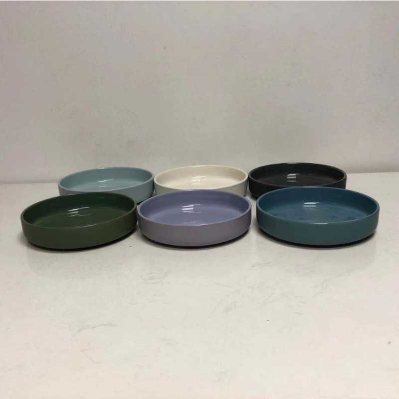 Hot Sell Ceramic Stentware Pasta Shallow Bowls Set