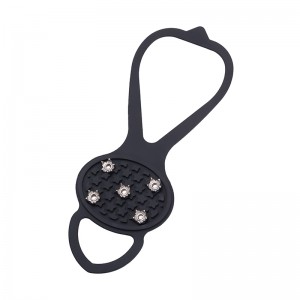 Tilpasset sort silikoneis klipper ikke-slip-kramper til klatring, vandreture